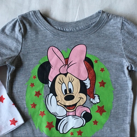 Minnie Mouse Christmas shirt size 18 months EUC - Picture 3 of 8